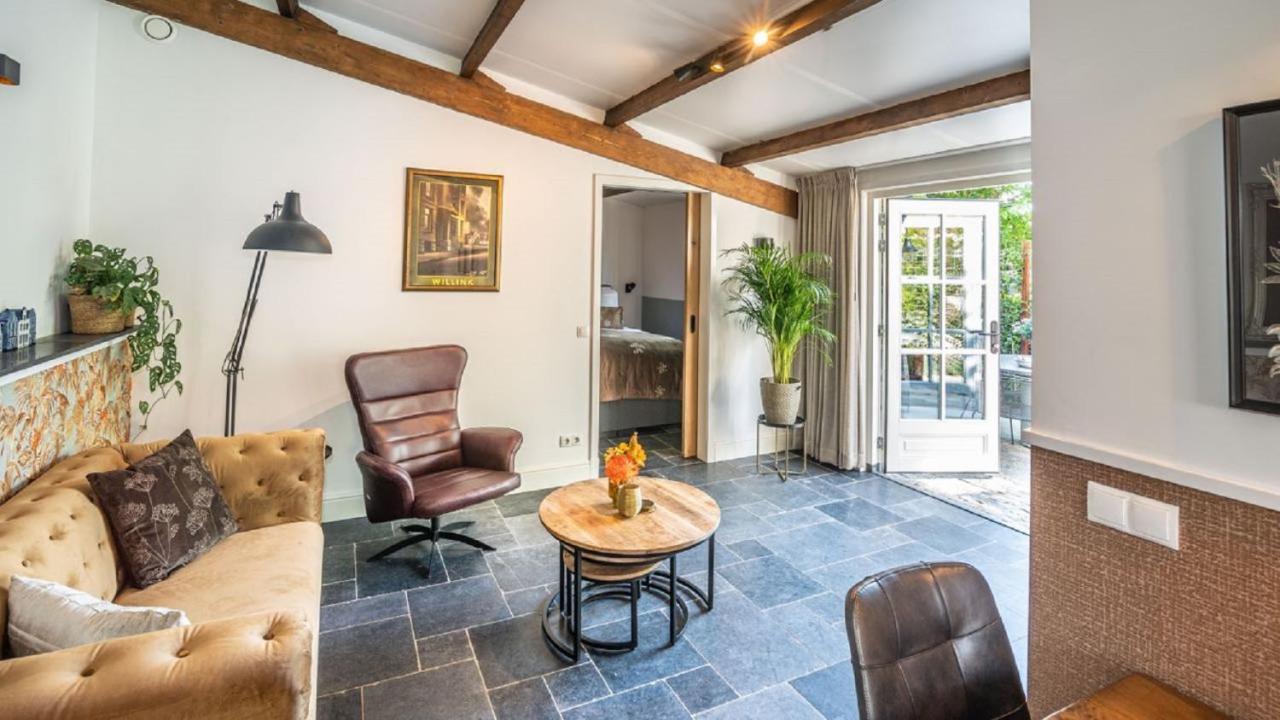 B&B Zilverstad Huisje De Veerpoort 斯洪霍芬 外观 照片
